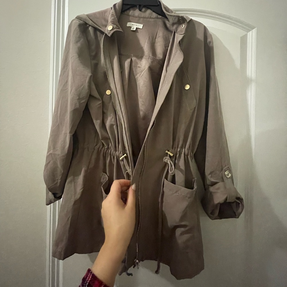 Light Brown Utility Jacket - image 1